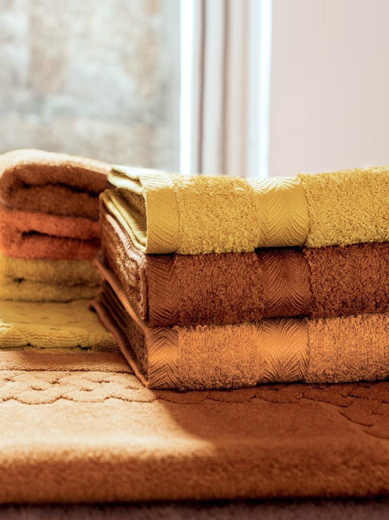 Gant de toilette ROYAL CRESENT Jaune foncé - Kiabi