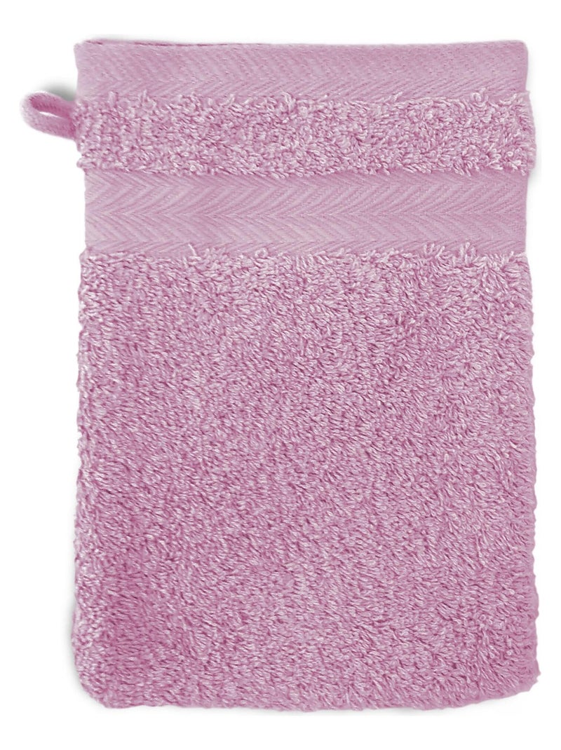 Gant de toilette ROYAL CRESENT Rose parme - Kiabi