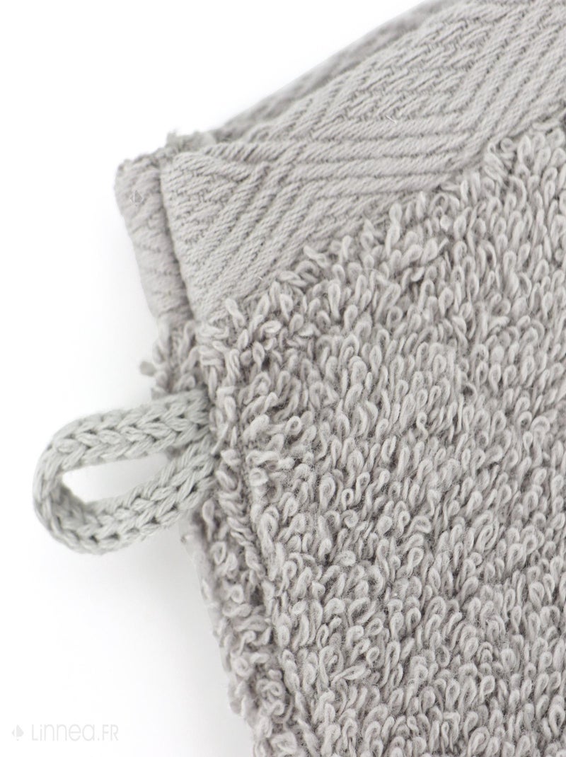 Gant de toilette SOFTY Argent - Kiabi