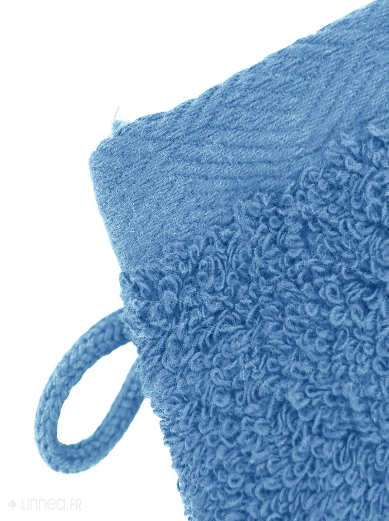 Gant de toilette SOFTY Bleu outremer - Kiabi