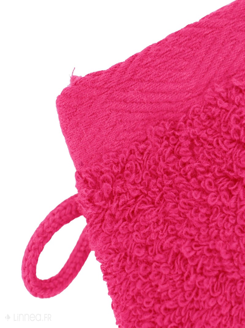 Gant de toilette SOFTY Rose fushia - Kiabi