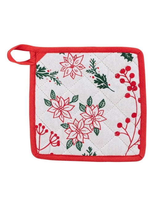 Gant et manique baies de Noël coton - Kiabi