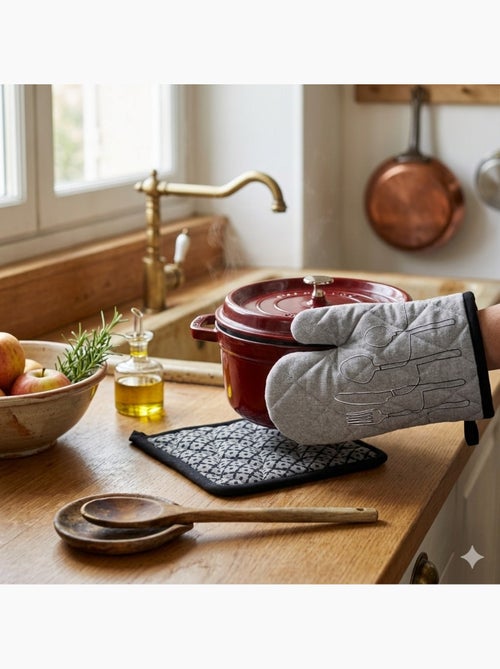 Gant et manique de cuisine Cuisiline - Kiabi