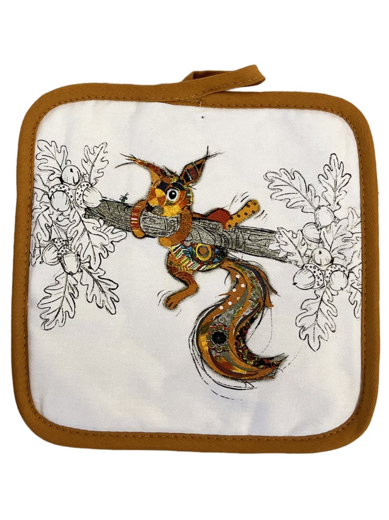 Gant et manique écureuil Blanc - Kiabi