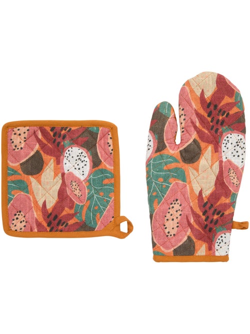 Gant et manique imprimé tropical TROPICAL - Kiabi