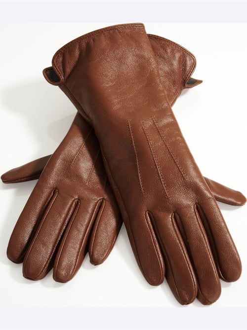 Gants Accessoire Mode Parfait En Cuir D'agneau Fin - Taille Standard - helline - Kiabi