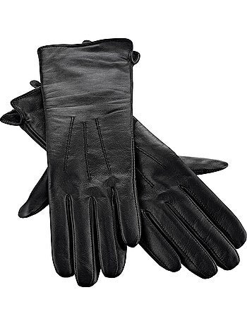 Gants Accessoire Mode Parfait En Cuir D'agneau Fin - Taille Standard - helline