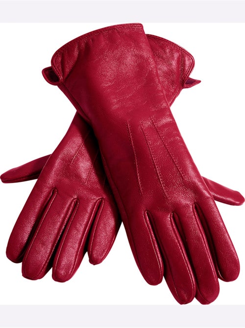 Gants Accessoire Mode Parfait En Cuir D'agneau Fin - Taille Standard - helline - Kiabi