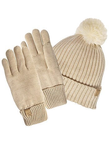 Gants avec fil irisé femme isotoner