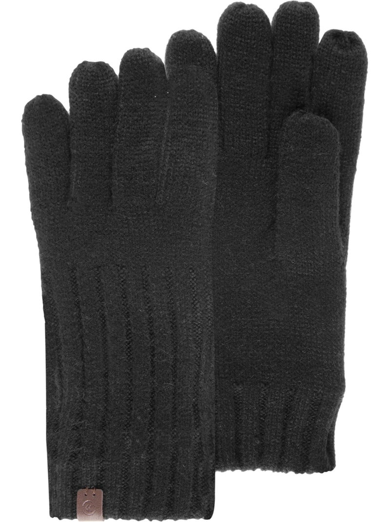 Gants chauds, doublés polaire, taille unique homme isotoner Noir - Kiabi