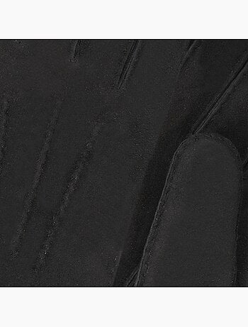 Gants chauds et doux, en cuir de mouton retourné homme isotoner