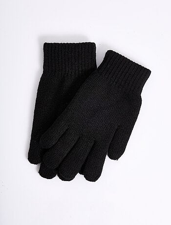 Gants chauds maille, poignet bord cotes - AFIBEL