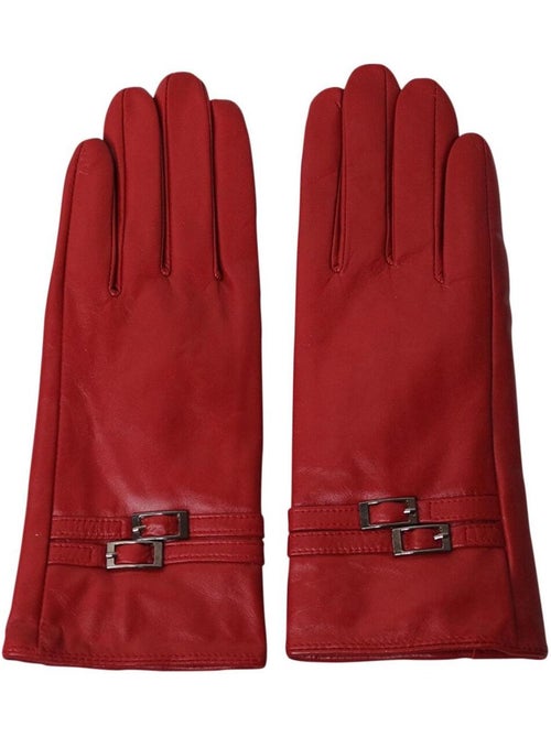 Gants cuir agneau LISE - Kiabi