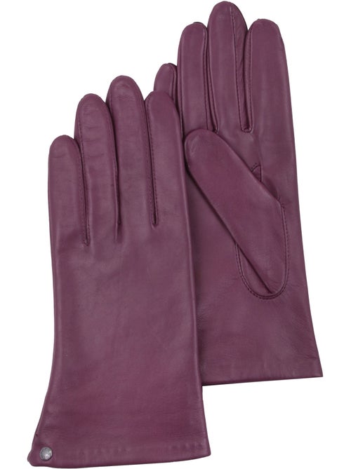 Gants cuir d'agneau - doublés soie femme isotoner - Kiabi Gants cuir d'agneau - doublés soie femme isotoner - Kiabi
