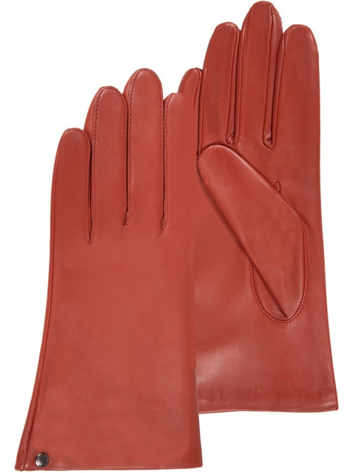 Gants cuir d'agneau - doublés soie femme isotoner - Kiabi Gants cuir d'agneau - doublés soie femme isotoner - Kiabi