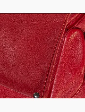 Gants cuir d'agneau - doublés soie femme isotoner