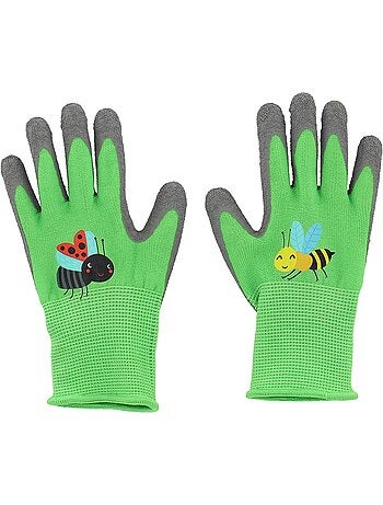 Gants de jardinage enfant insectes