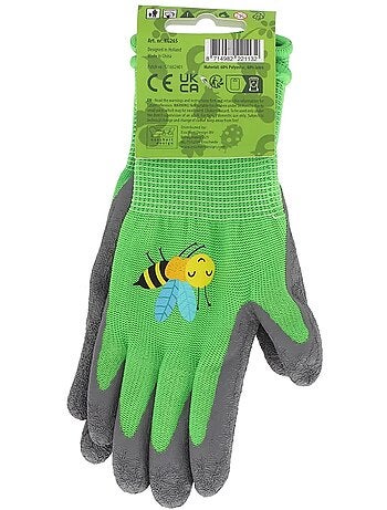 Gants de jardinage enfant insectes