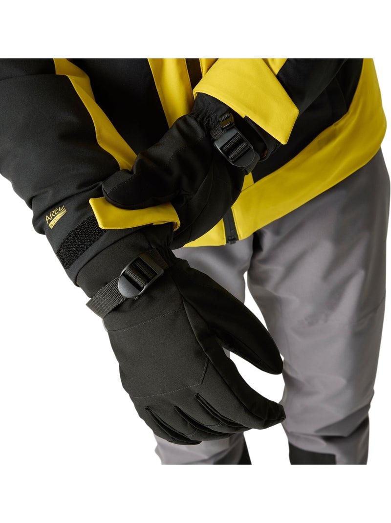 Gants de ski à poignets élastiqués et ajustables pinnacle - dare 2b Noir - Kiabi