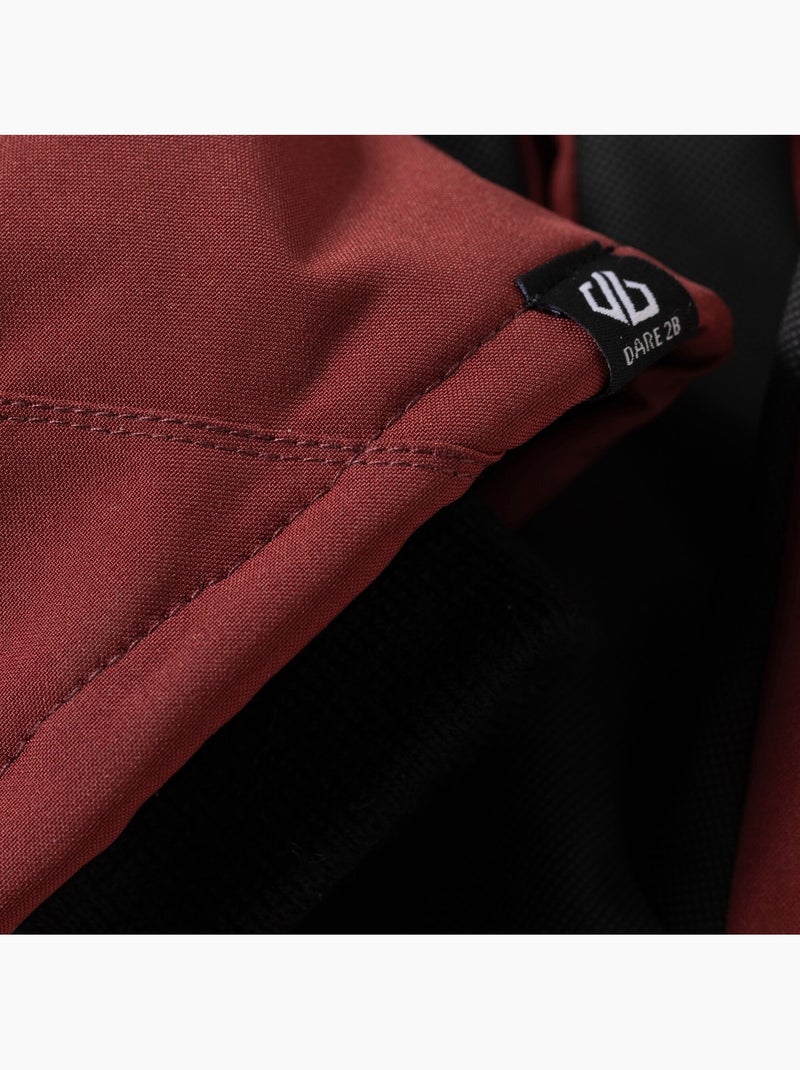 Gants de ski à poignets élastiqués et ajustables pinnacle - dare 2b Rouge foncé - Kiabi