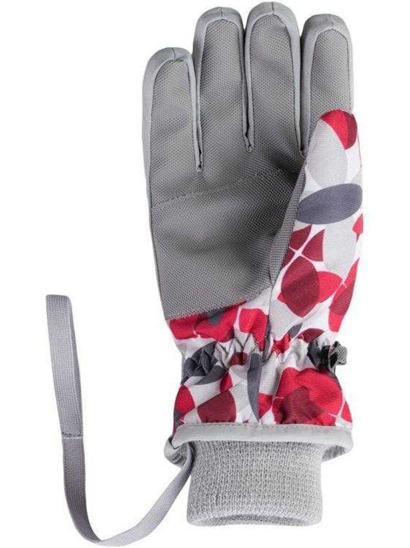 Gants de ski kelly - hi-tec Gris Rouge - Kiabi
