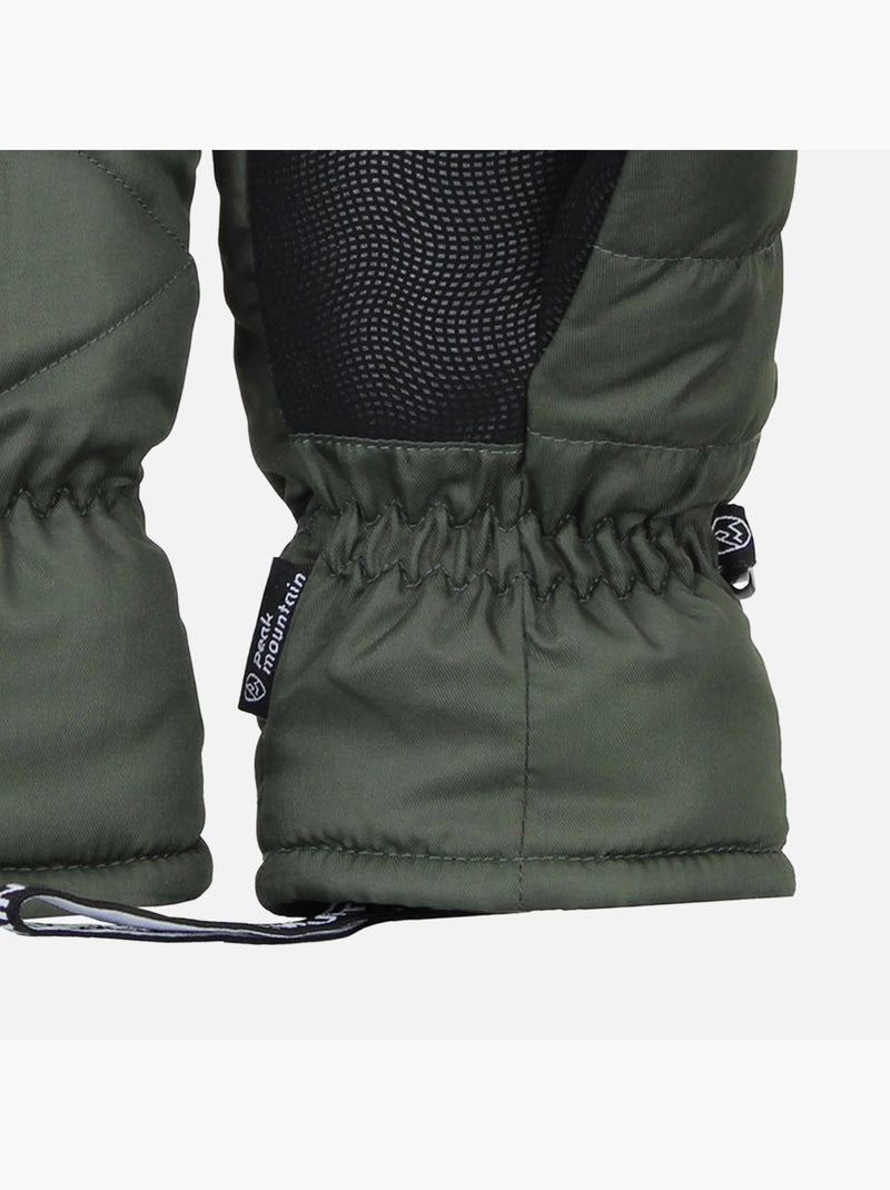 Gants de ski MITAINE - PEAK MOUNTAIN Kaki - Kiabi
