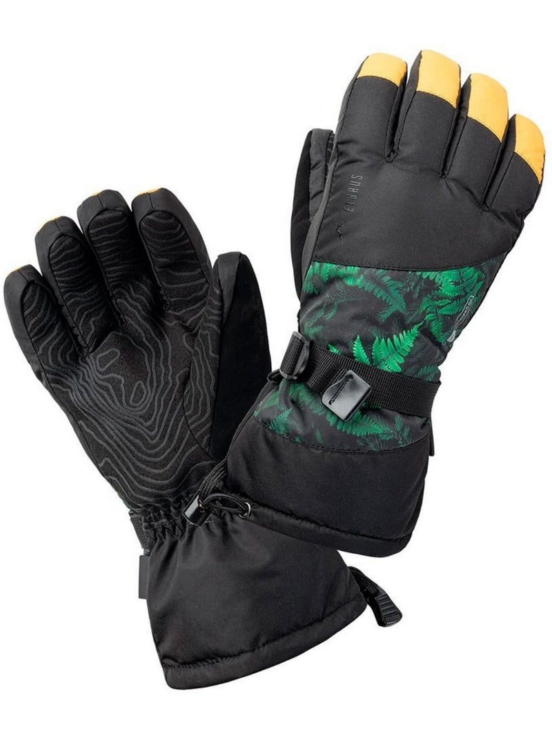 Gants de ski motif/style forêt maiko - bejo Noir Vert - Kiabi