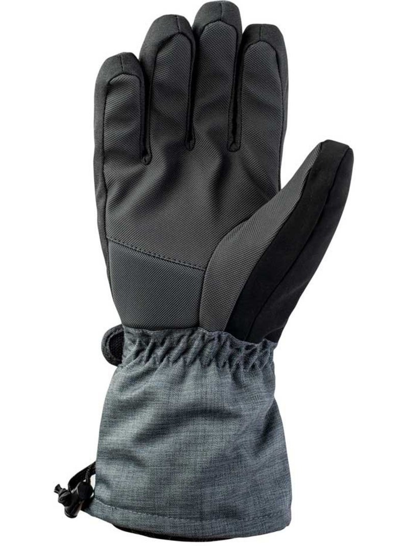 Gants de ski motif/style logo axel - iguana Gris foncé - Kiabi