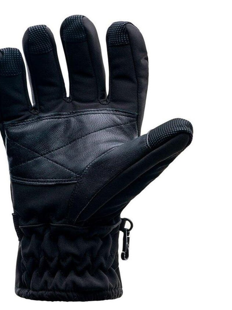 Gants de ski motif/style logo lansa - hi-tec Noir - Kiabi