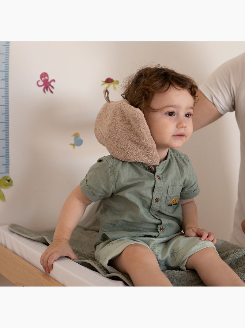 Gants de toilette bébé Beige - Kiabi