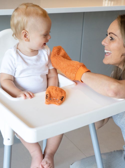 Gants de toilette en bambou Tidy Tot - Kiabi