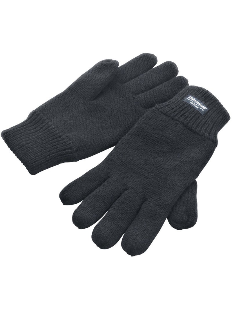 Gants d'hiver - result winter essentials Gris Noir - Kiabi