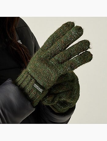 Gants d'hiver unis à revers côtelés multimix - regatta