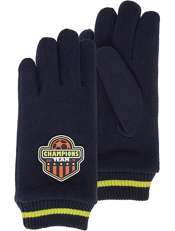 Gants doublés imitation fourrure garçon