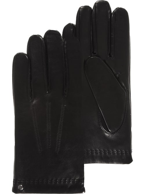 Gants en cuir d'agneau pleine fleur, doublés cachemire et soie homme isotoner - Kiabi Gants en cuir d'agneau pleine fleur, doublés cachemire et soie homme isotoner - Kiabi