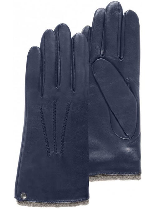 Gants en cuir d'agneau pleine fleur, doublés cachemire femme isotoner - Kiabi Gants en cuir d'agneau pleine fleur, doublés cachemire femme isotoner - Kiabi