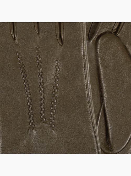 Gants en cuir d'agneau pleine fleur, doublés cachemire femme isotoner - Kiabi Gants en cuir d'agneau pleine fleur, doublés cachemire femme isotoner - Kiabi