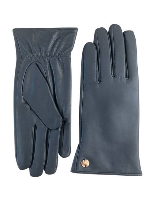 Gants en cuir sobres avec détail logo métallique
 'Deeluxe' - Kiabi