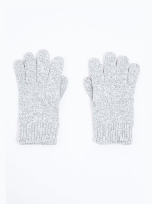 Gants en maille chaude avec laine - AFIBEL - Kiabi