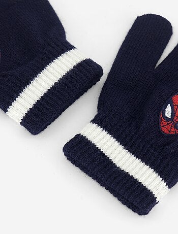 Gants en maille côtelée 'Spiderman'