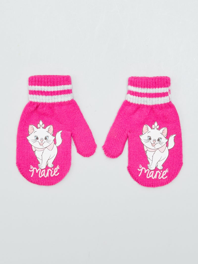 Gants en maille 'Marie' 'Disney' fuchsia - Kiabi