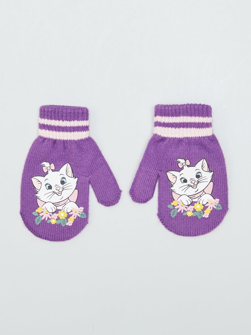 Gants en maille 'Marie' 'Disney' Violet - Kiabi