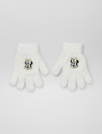 Gants en maille poilues 'Minnie'