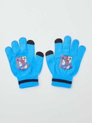 Gants en maille 'Spiderman'