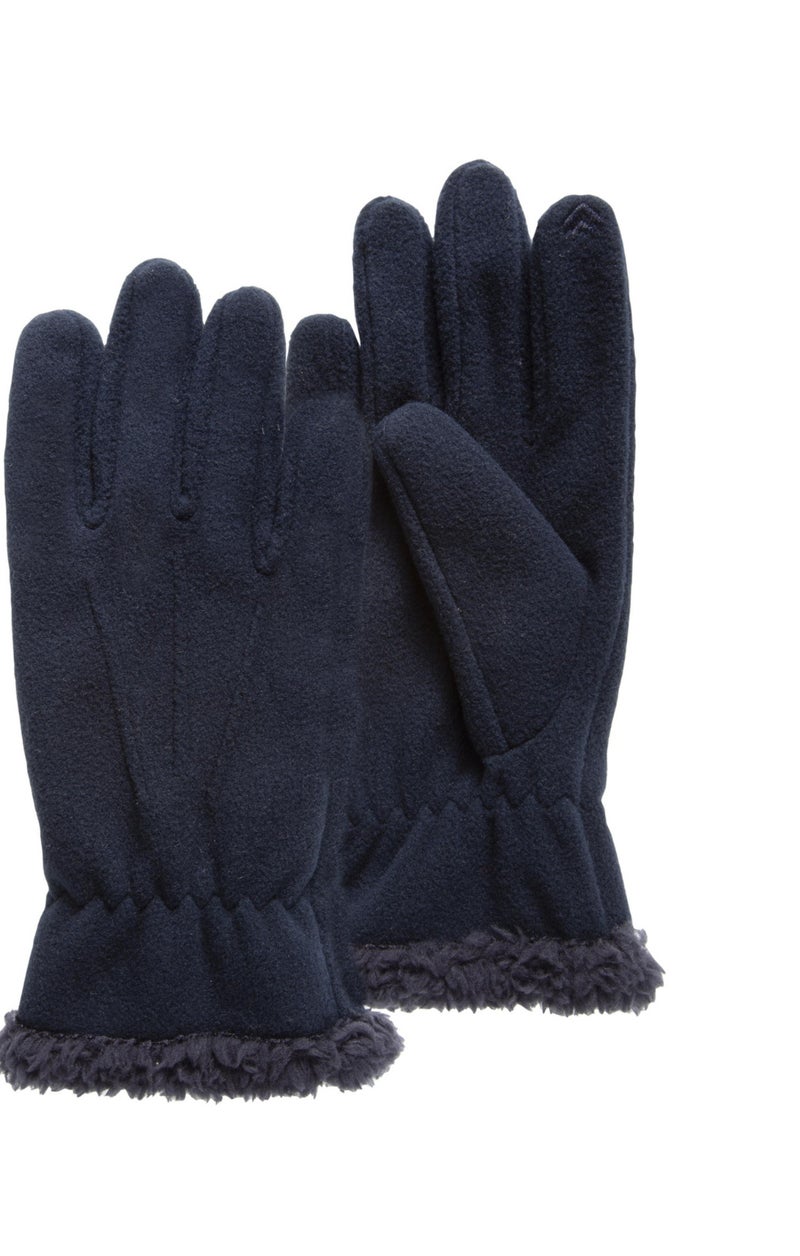 Gants Enfant 10/12 Ans Polaire Marine Bleu marine - Kiabi