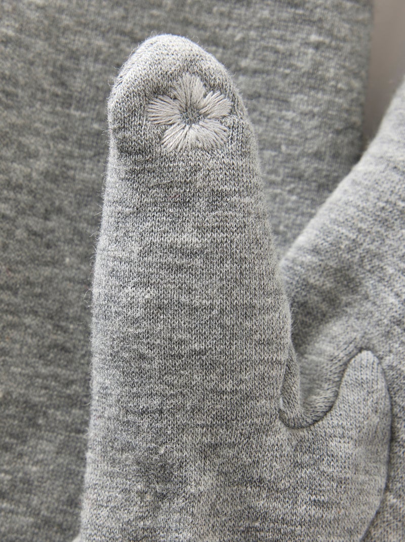 Gants et mitaines 3 en 1 - damart Gris clair - Kiabi