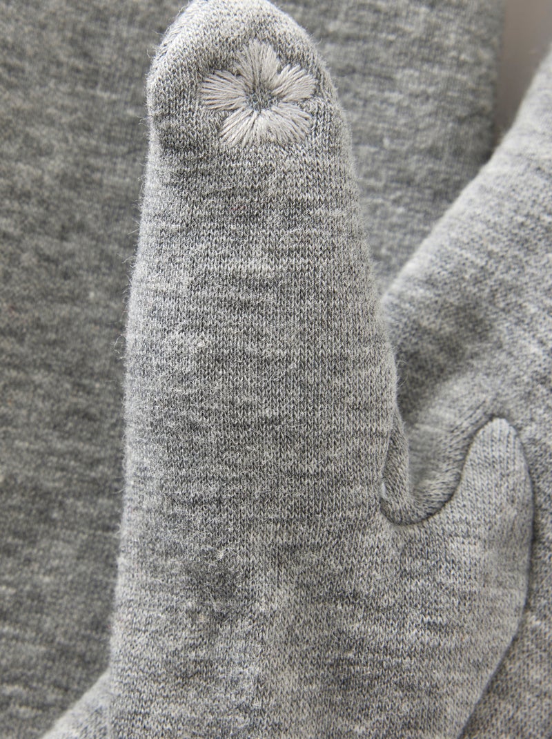Gants et mitaines 3 en 1 - damart Gris clair - Kiabi