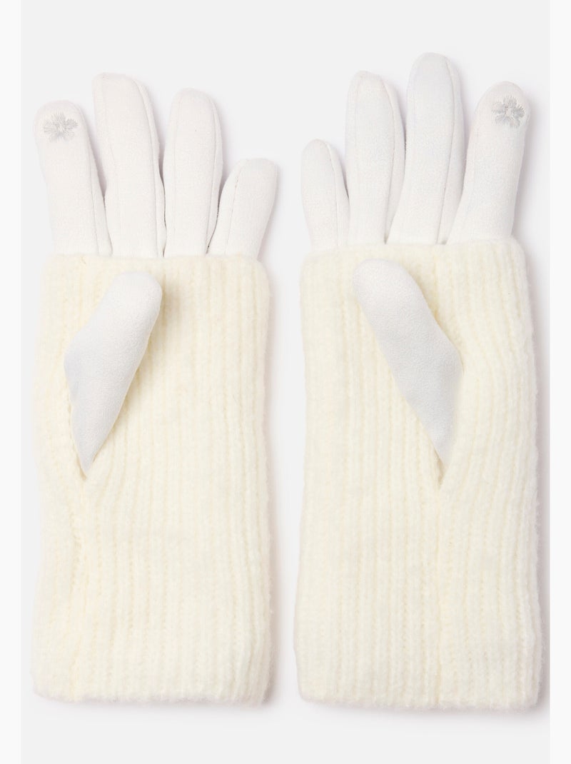 Gants et mitaines 3 en 1 - damart Marron - Kiabi