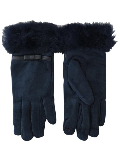 Gants fausse fourrure - Kiabi