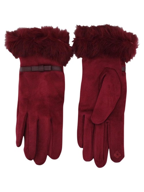 Gants fausse fourrure - Kiabi